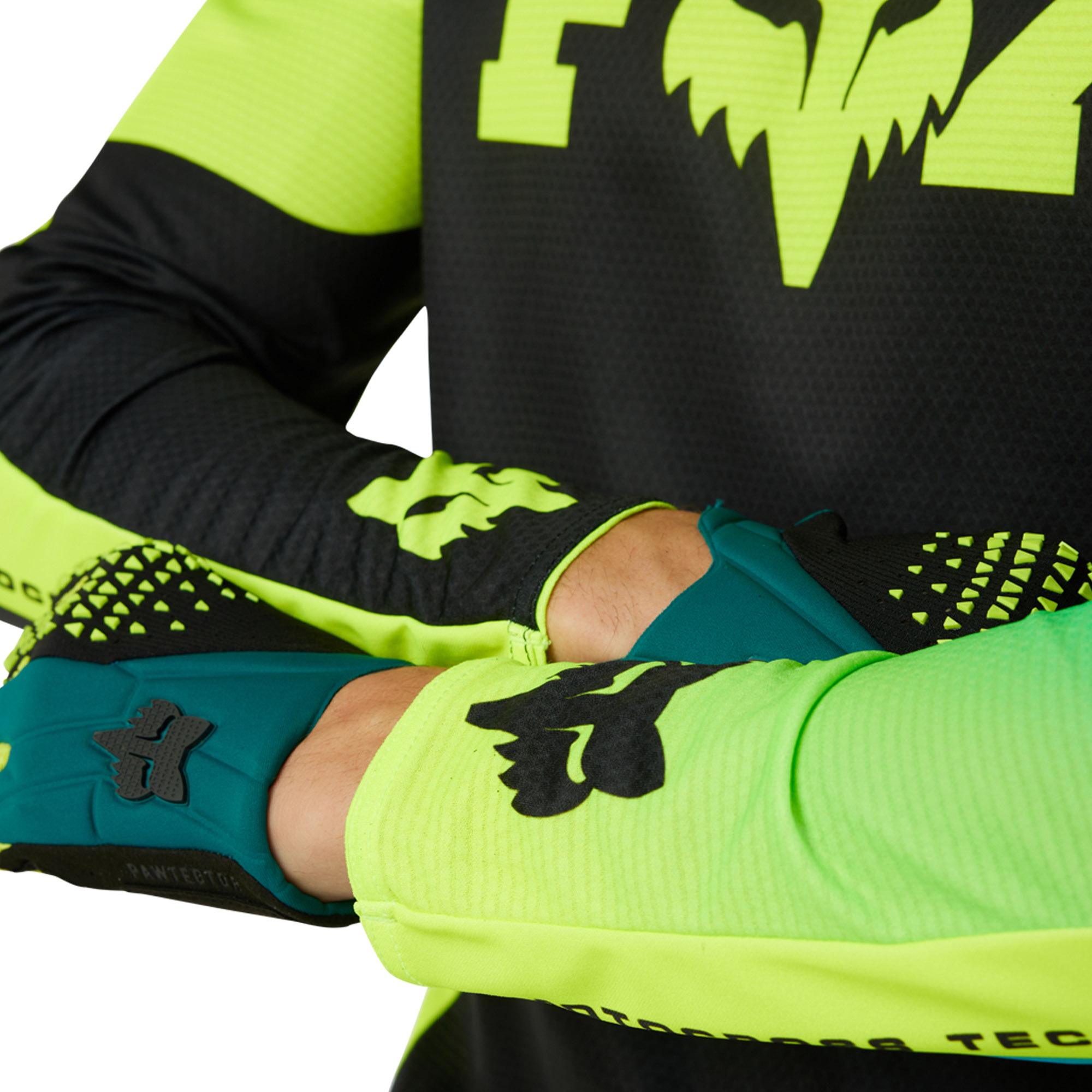 FOX 360 Streak Jersey - S, Black/Yellow MX24