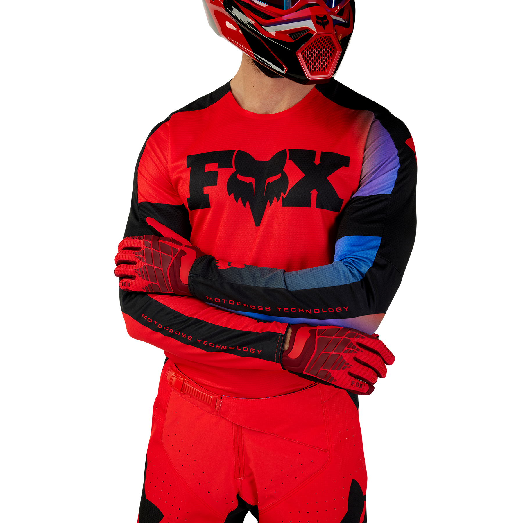 FOX 360 Streak Jersey - S, Fluo RED MX24