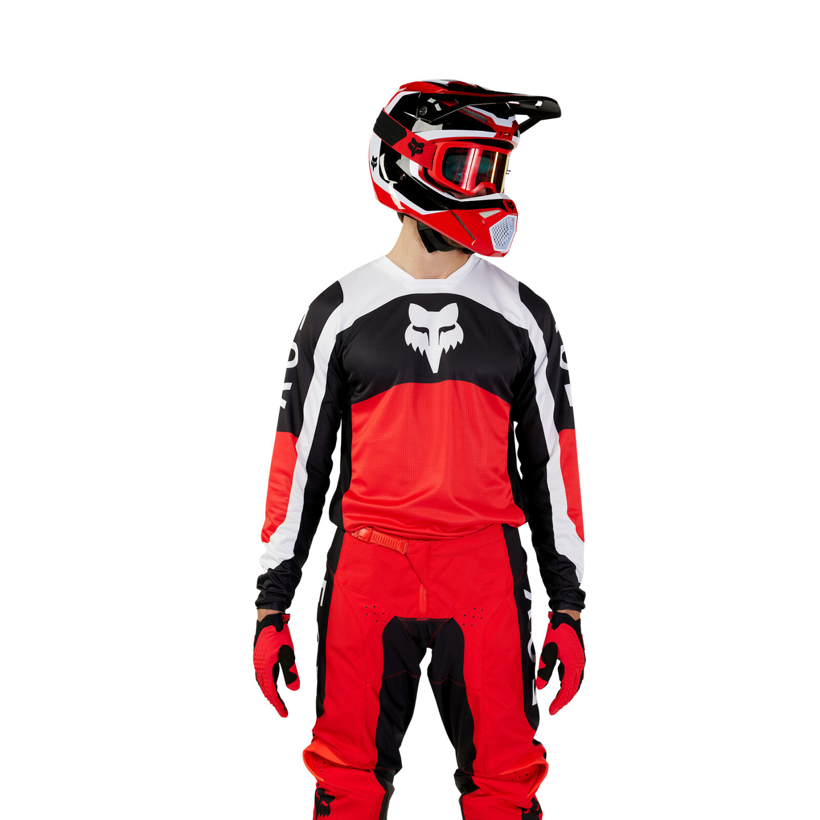 FOX 180 Nitro Jersey - Extd Sizes - XS, Fluo RED MX24