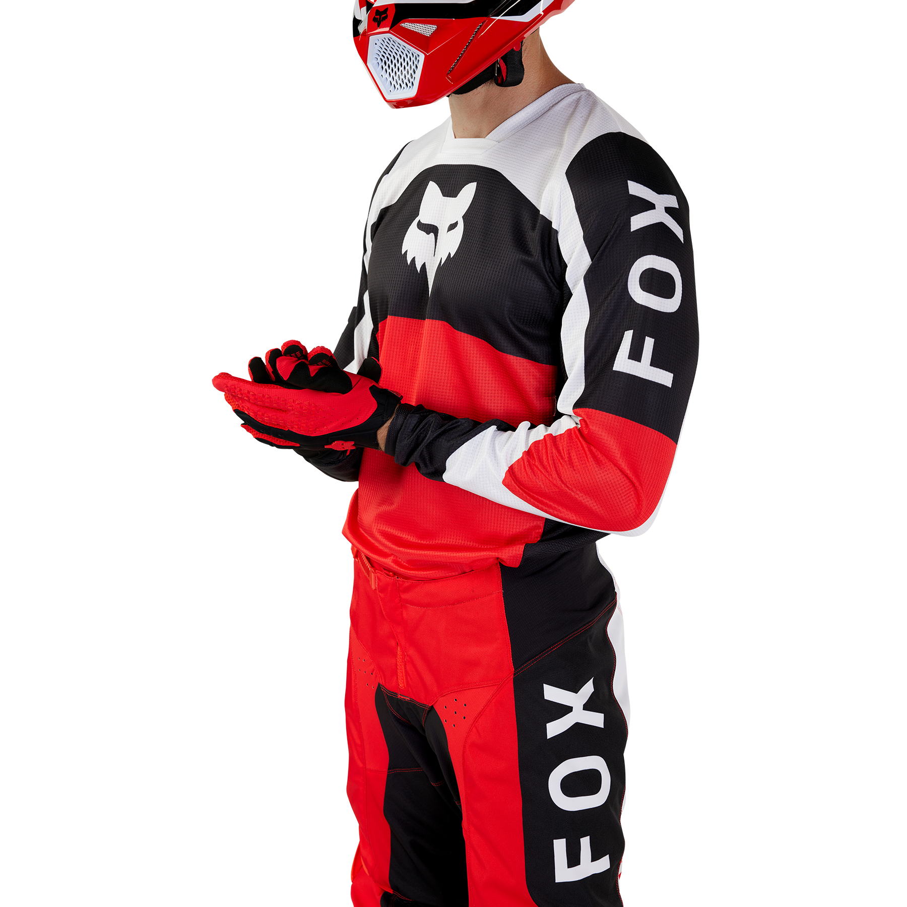 FOX 180 Nitro Jersey - Extd Sizes - M, Fluo RED MX24