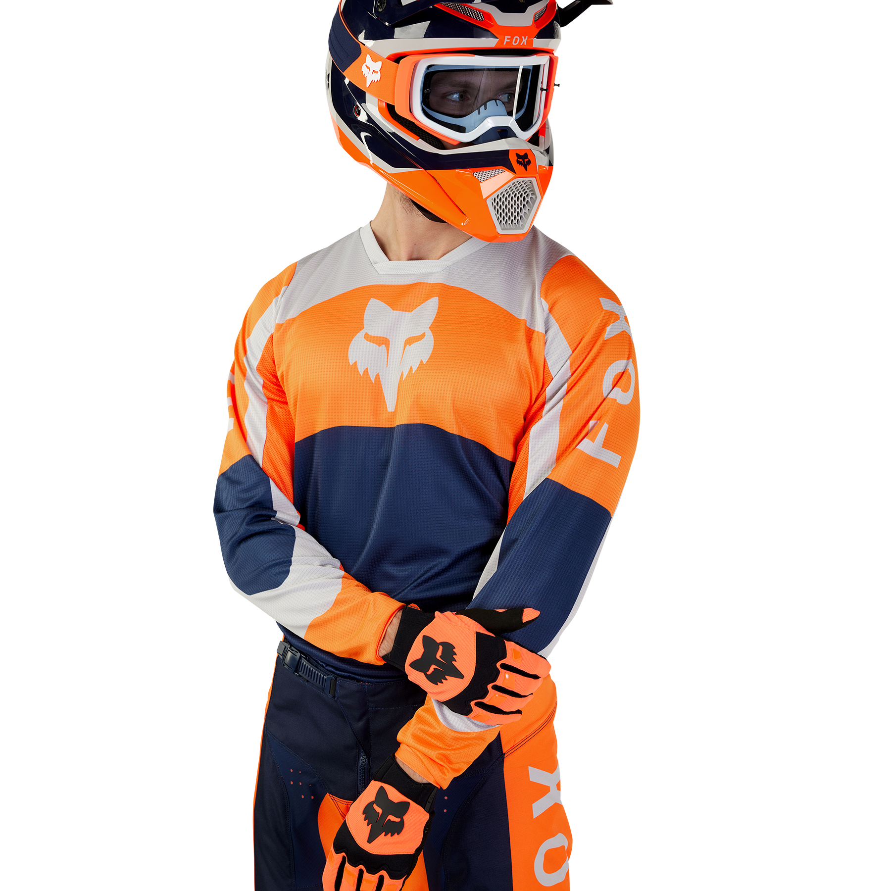 FOX 180 Nitro Jersey - Extd Sizes - Fluo Orange MX24