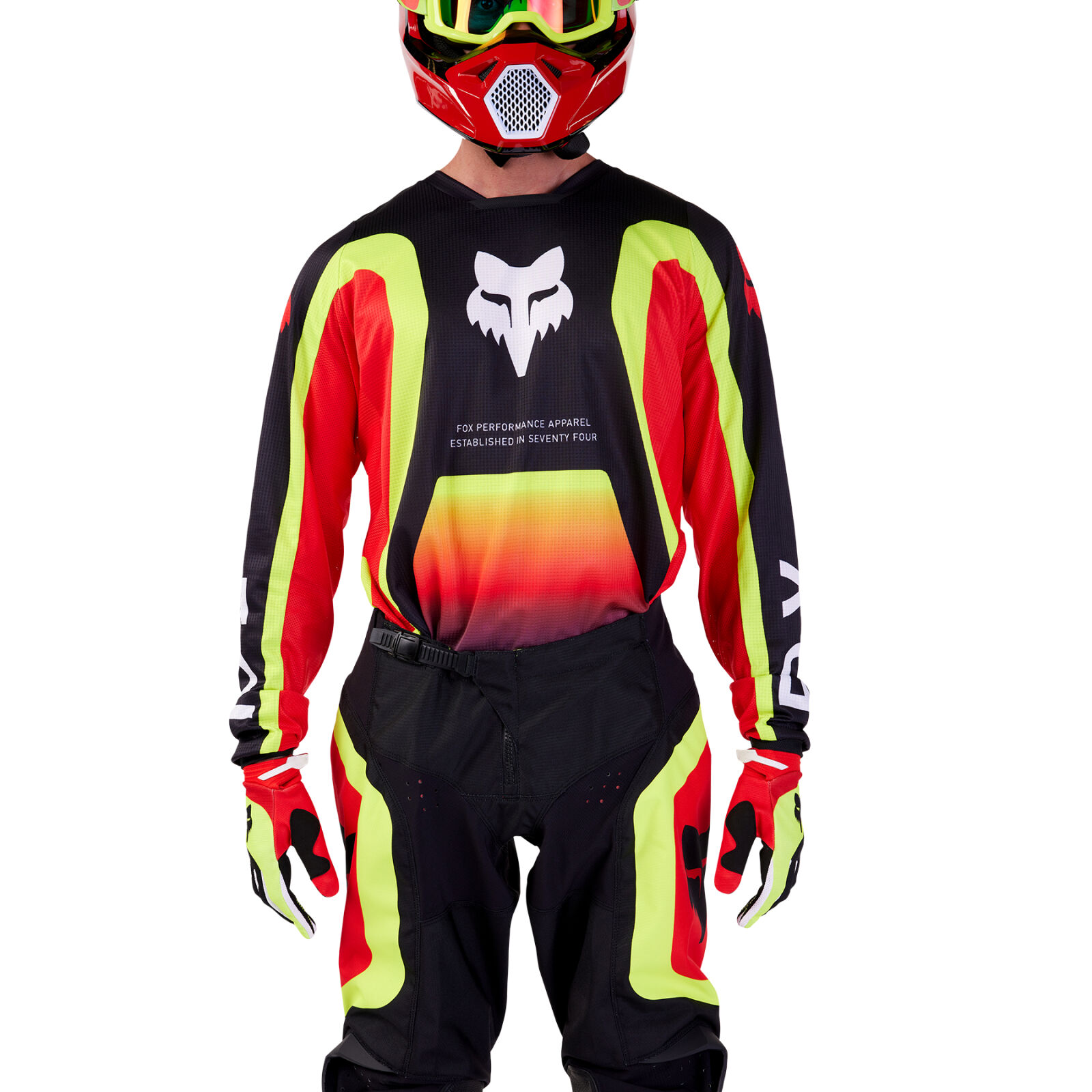 FOX 180 Ballast Jersey - XS, Black/Red MX24