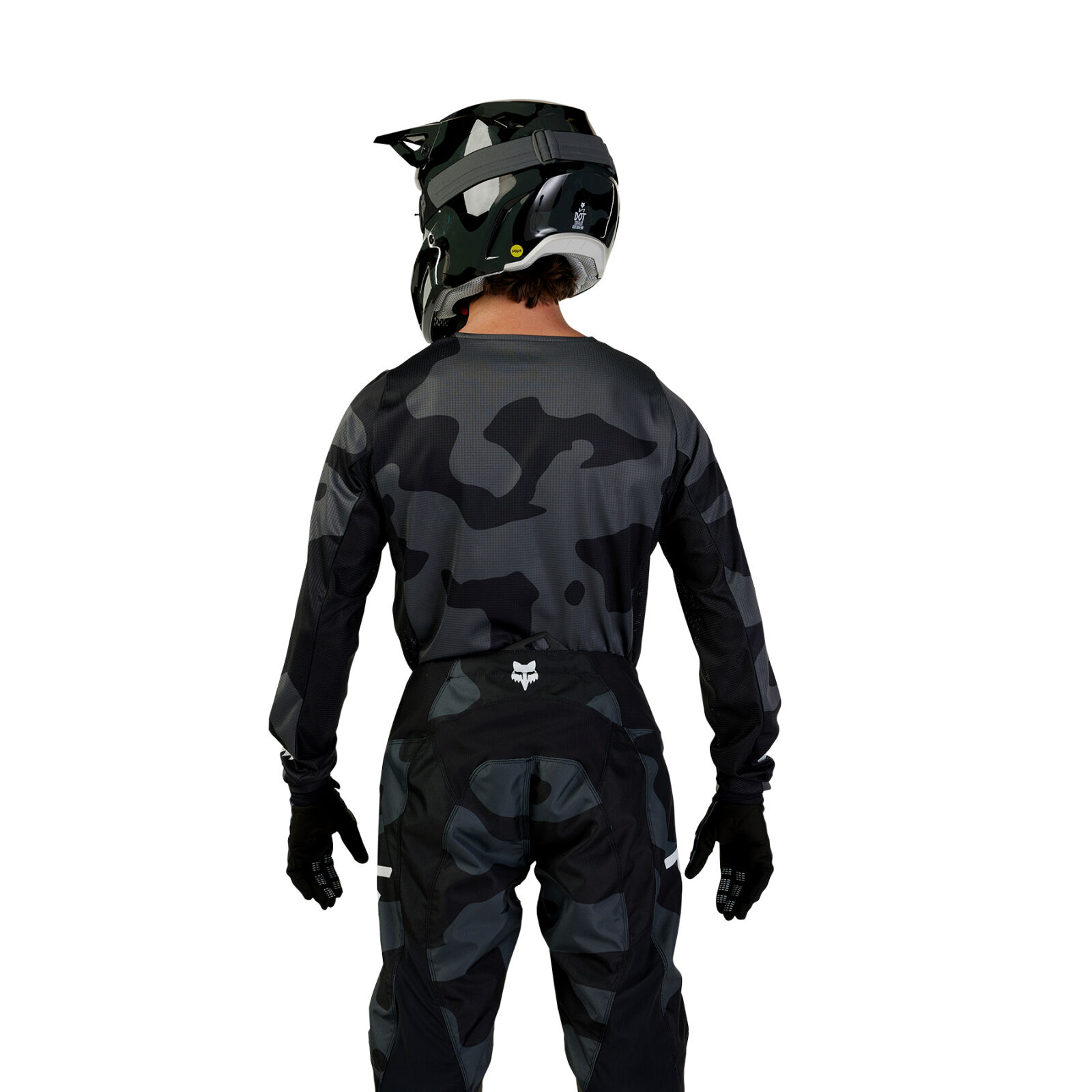 FOX 180 Bnkr Jersey - XS, Black Camo MX24