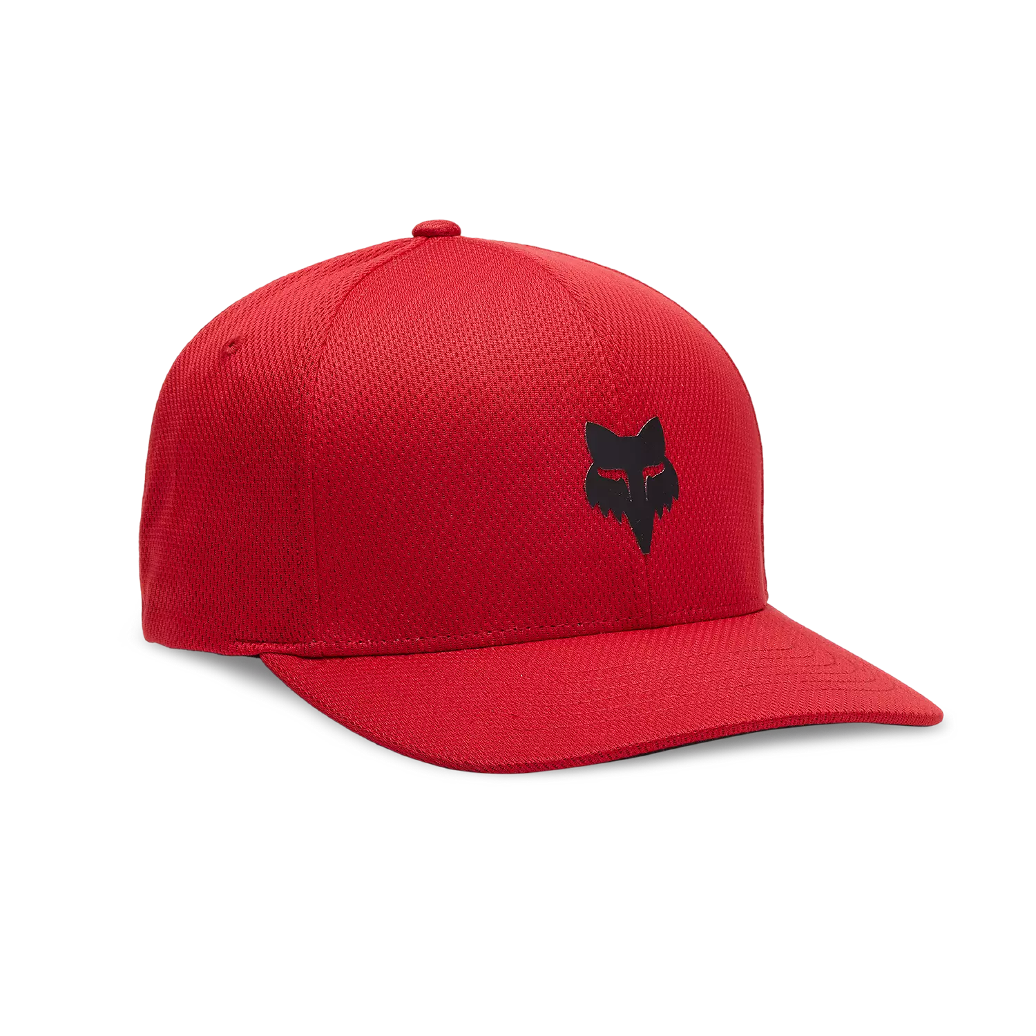 FOX Head Tech Flexfit Hat, Flame Red L/XL