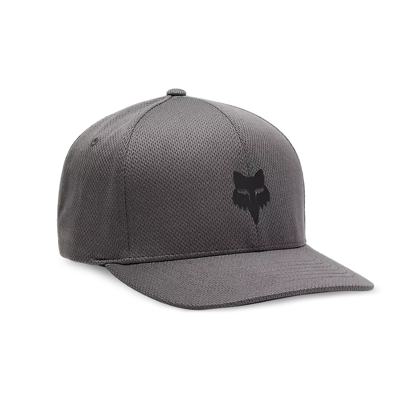 FOX Head Tech Flexfit Hat, Steel Grey L/XL