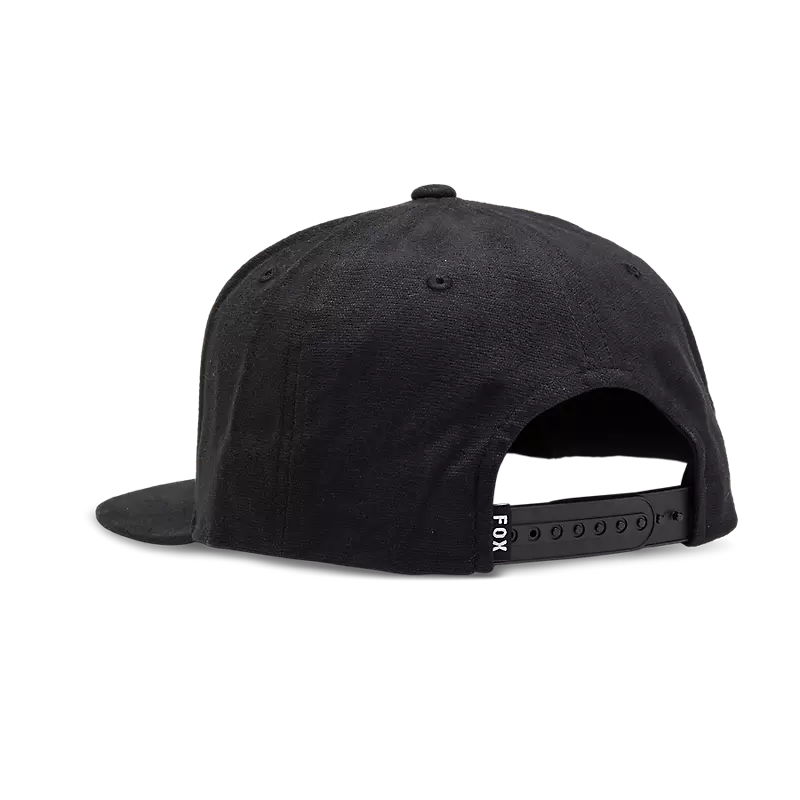 FOX Head Snapback Hat - OS, Black/Charcoal
