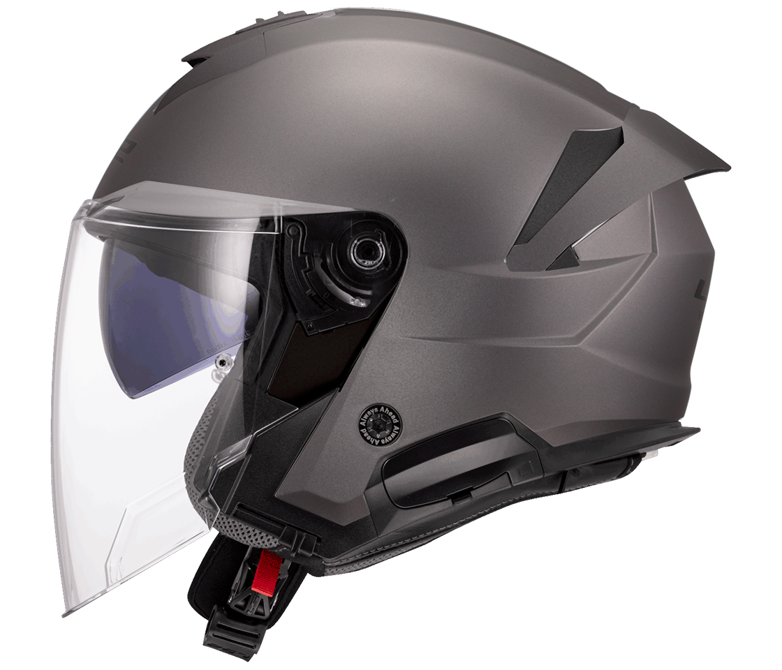 LS2 OF618 VERSO II SOLID MATT TITANIUM