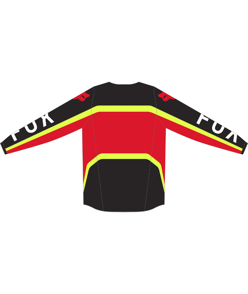 FOX 180 Ballast Jersey - S, Black/Red MX24