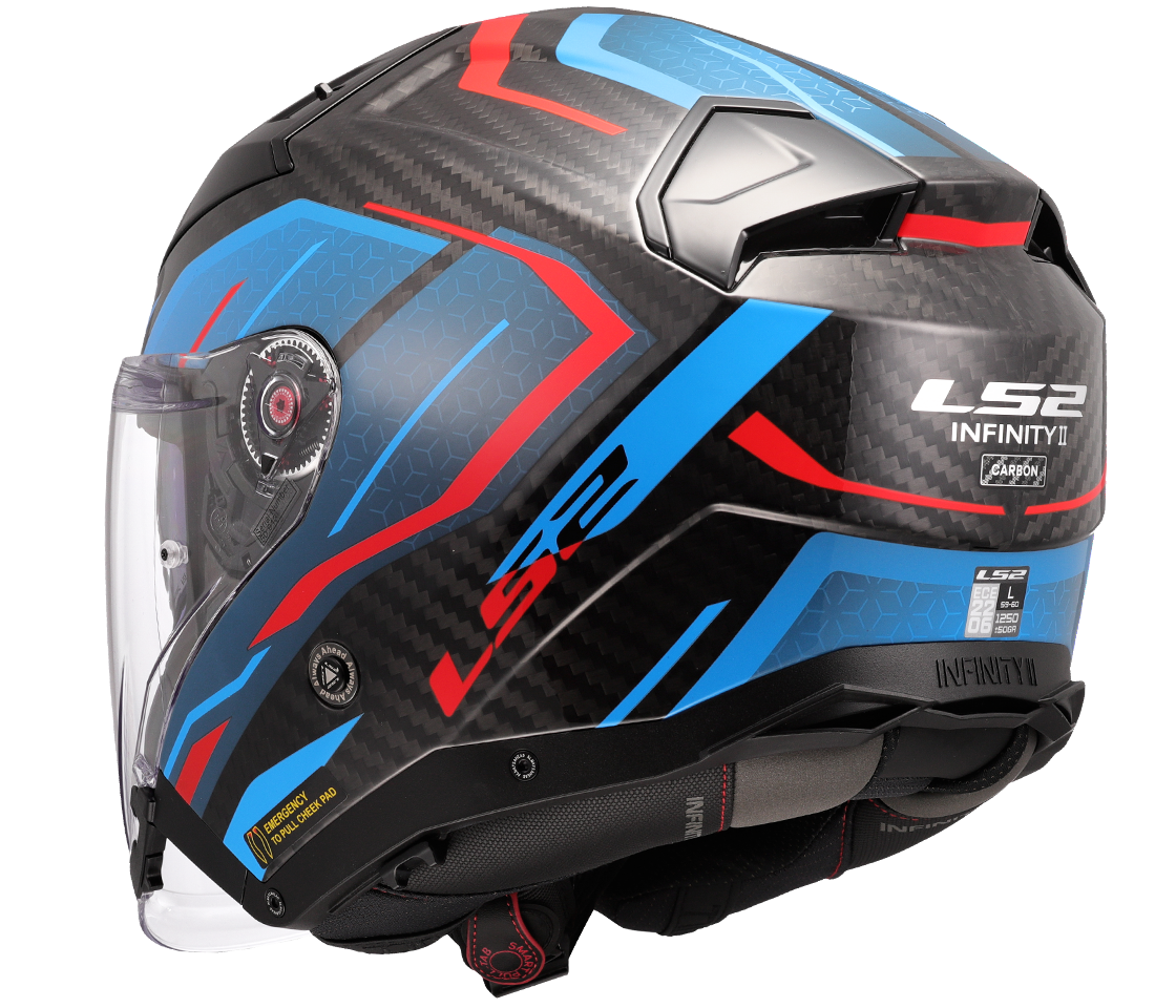 LS2 OF603 INFINITY II C URUS BLUE RED-06 M