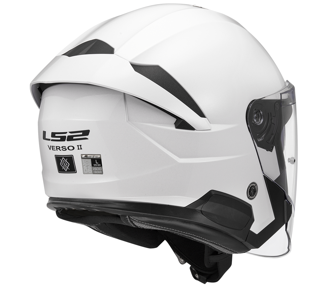 LS2 OF618 VERSO II SOLID WHITE XXL