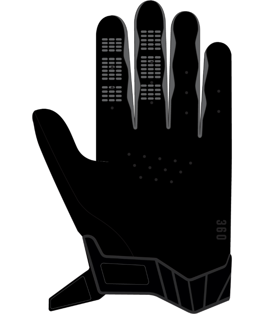 FOX 360 Glove - XL, Black/Grey MX24