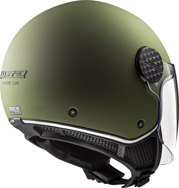 LS2 OF558 SPHERE LUX MATT MILITARY GREEN XS