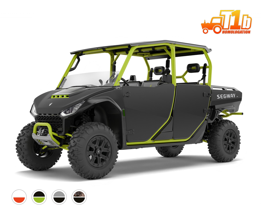 Segway Fugleman UT10 Crew X, T1b, Black/Green