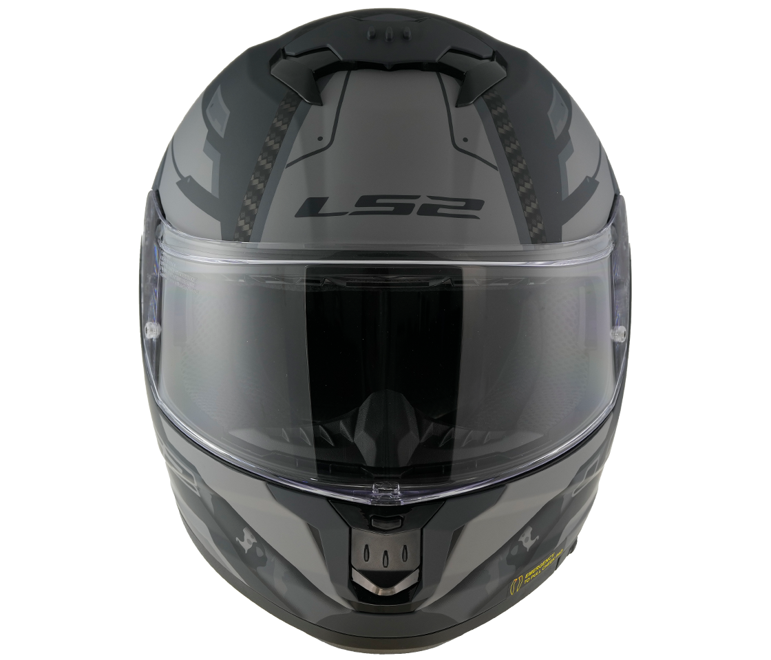 LS2 FF808 STREAM II SHADOW M.TITANIUM GREY-06 L