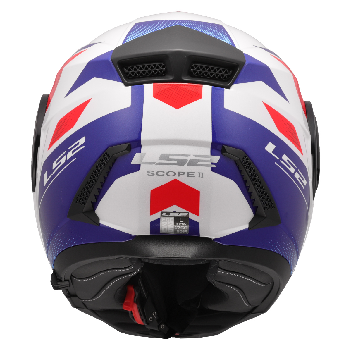 LS2 FF902 SCOPE II DURIA WHITE BLUE RED-06 XS