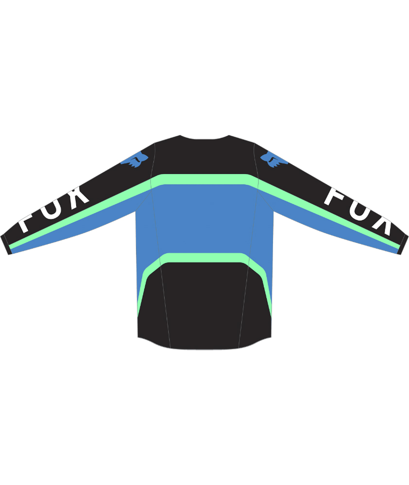FOX 180 Ballast Jersey - L, Black/Blue MX24
