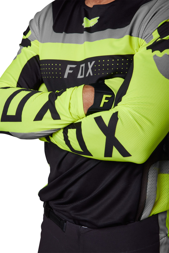 FOX Flexair Efekt Jersey  - M, Fluo Yellow MX23