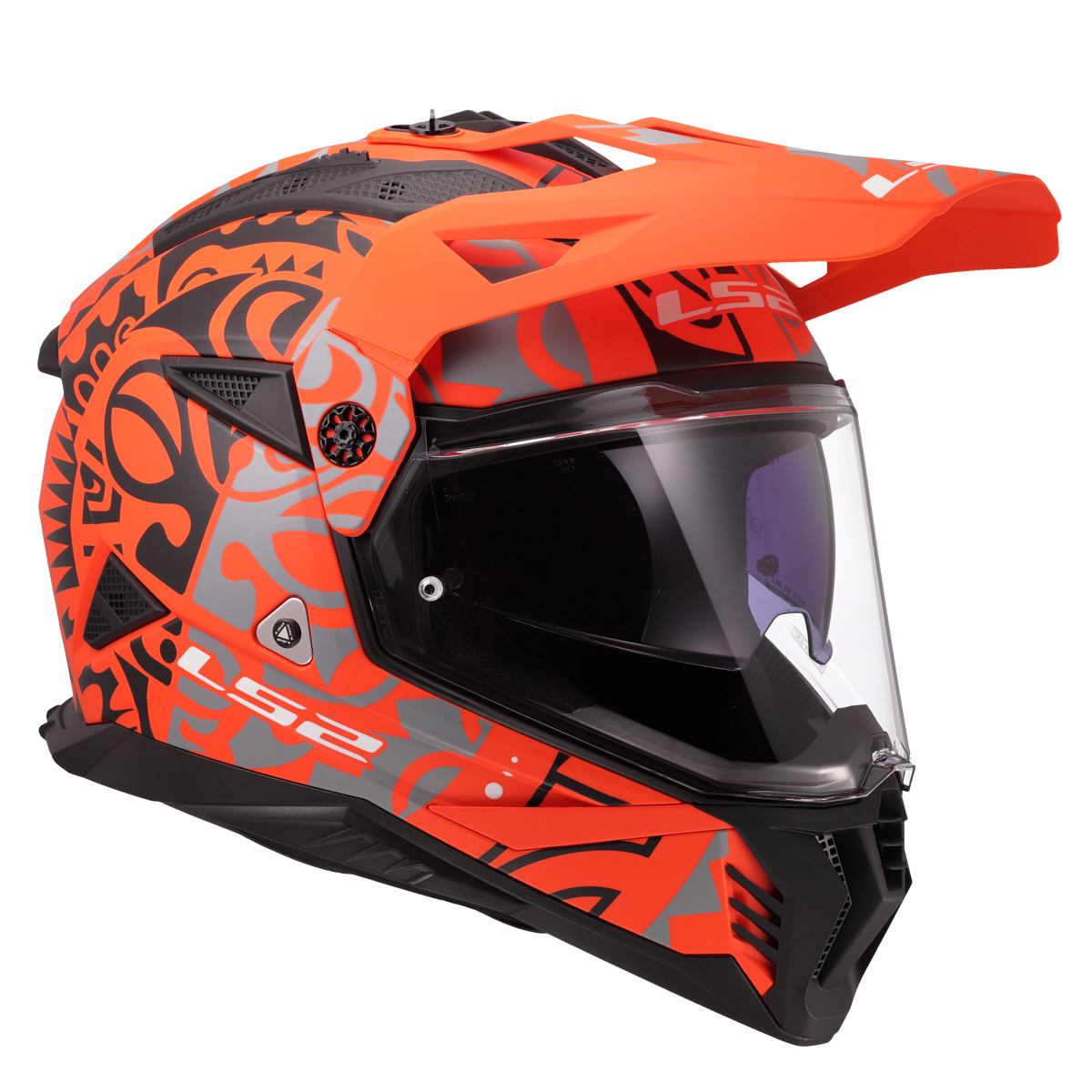 LS2 MX702 PIONEER II RANGI ORANGE-06 L