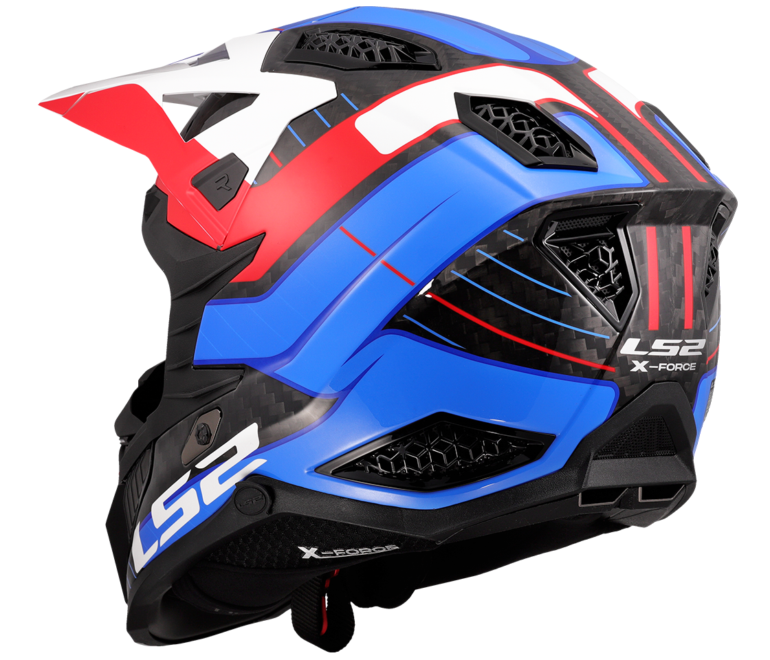 LS2 MX703 X-FORCE GALUO WHITE RED BLUE-06 S