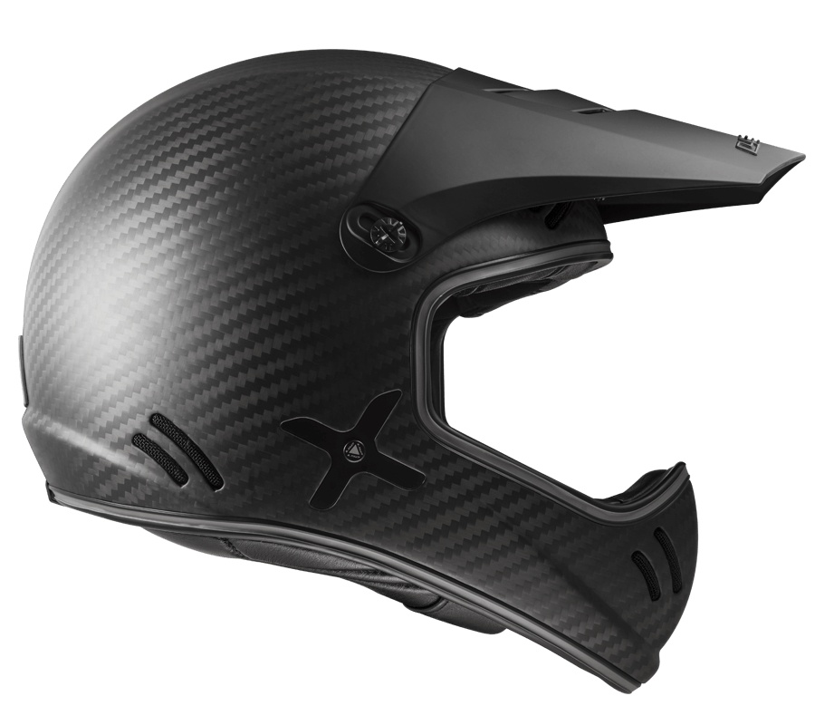 LS2 MX471 XTRA SINGLE MONO MATT CARBON XS