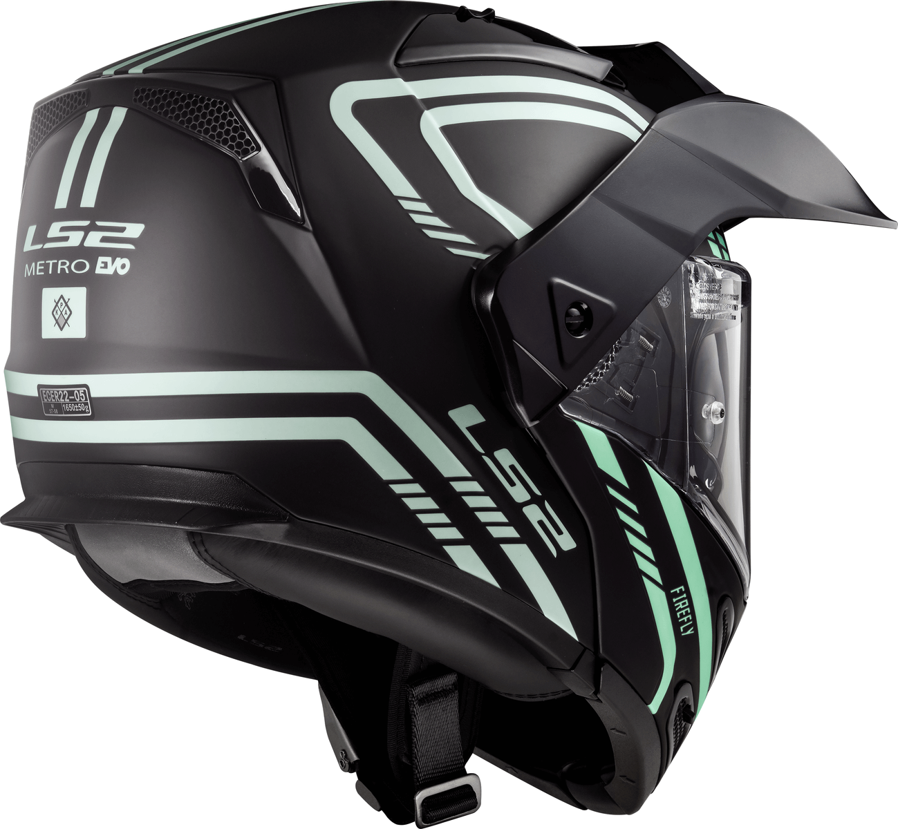 LS2 FF324 METRO EVO FIREFLY MATT BLACK, FOG FIGHTER (PINLOCK) XXS