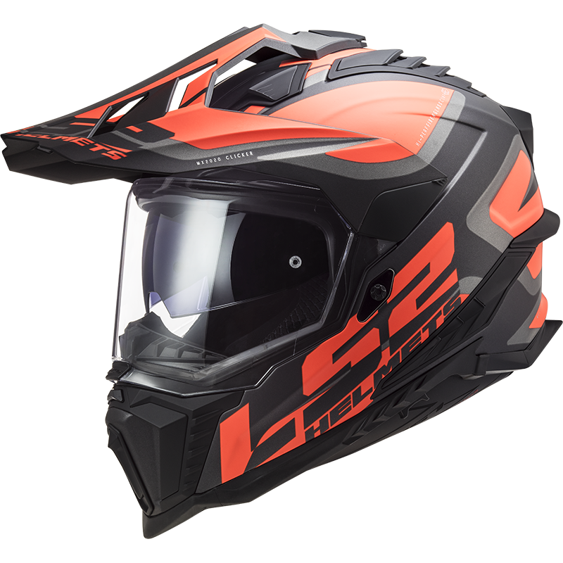 LS2 MX701 EXPLORER ALTER MATT BLACK FL.ORANGE-06 L