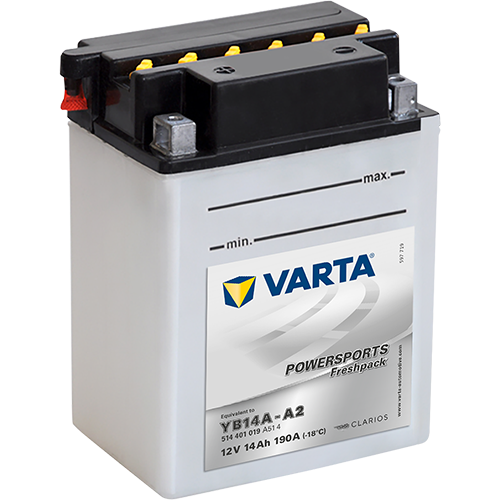 Varta 12V/14Ah moto (YB14A-A2 (CB14A-A2)) Freshpack