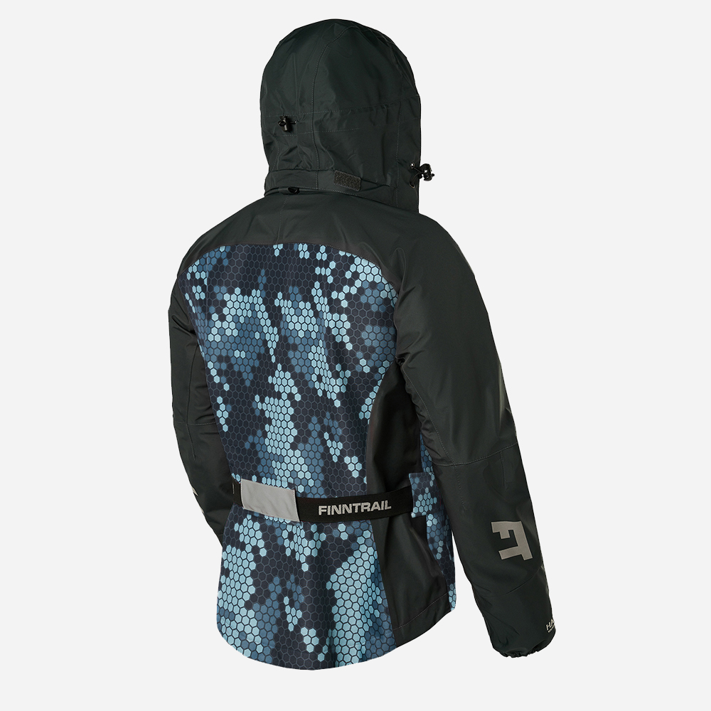 Finntrail Jacket Mudrider Camo Grey S