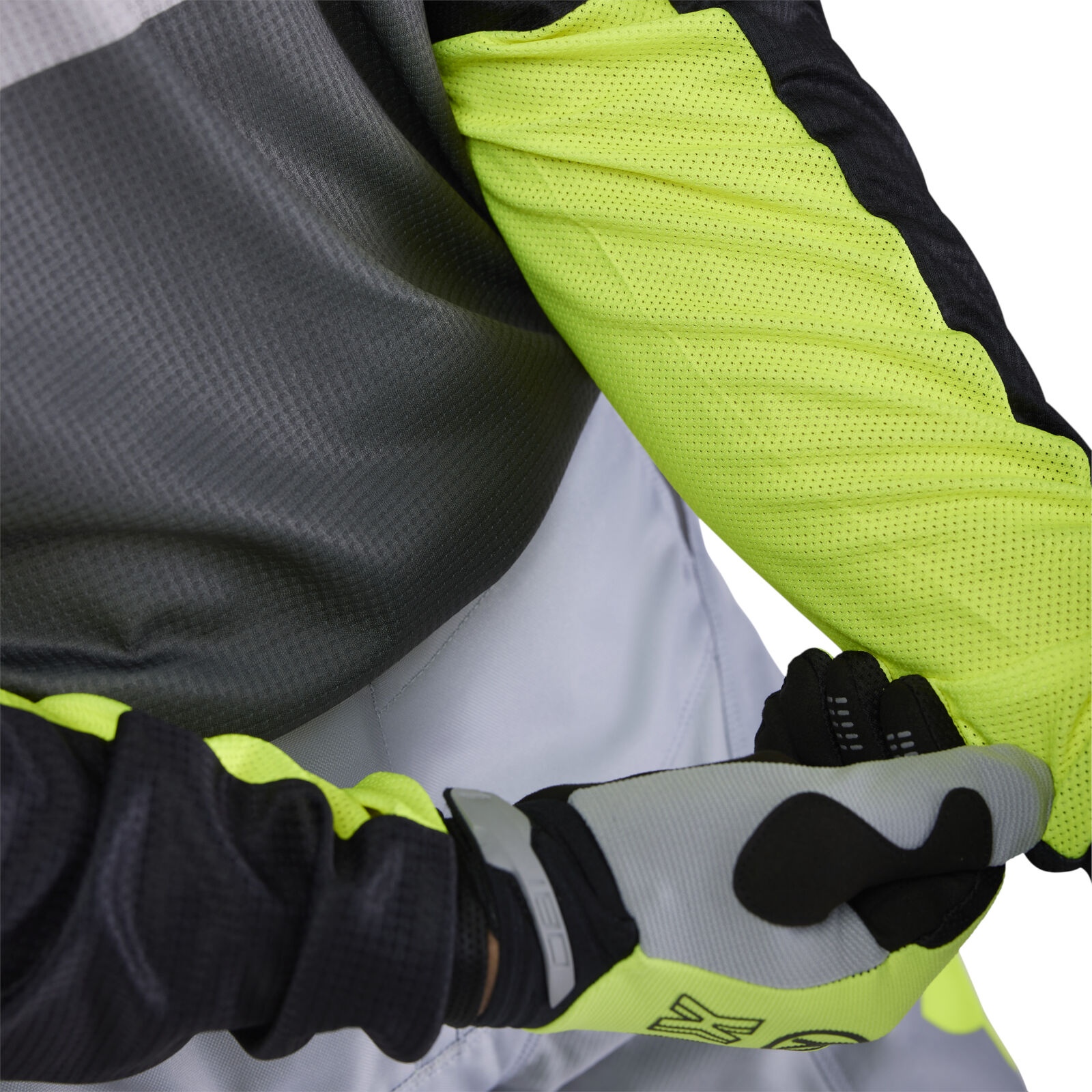 FOX 180 Flow Jersey - M, Black/Yellow