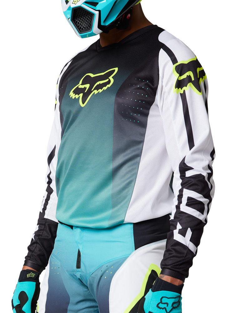 FOX 180 Leed Jersey  - S, Teal MX23