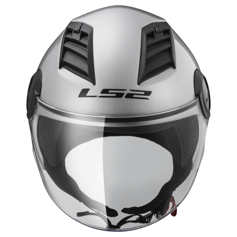 LS2 OF562 AIRFLOW GLOSS SILVER LONG XS