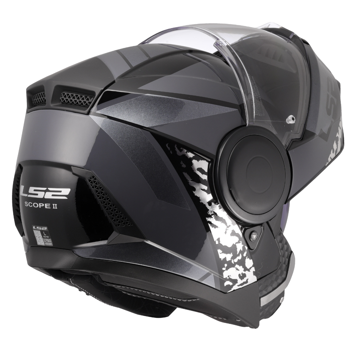 LS2 FF902 SCOPE II OXYD BLACK TITANIUM-06 S