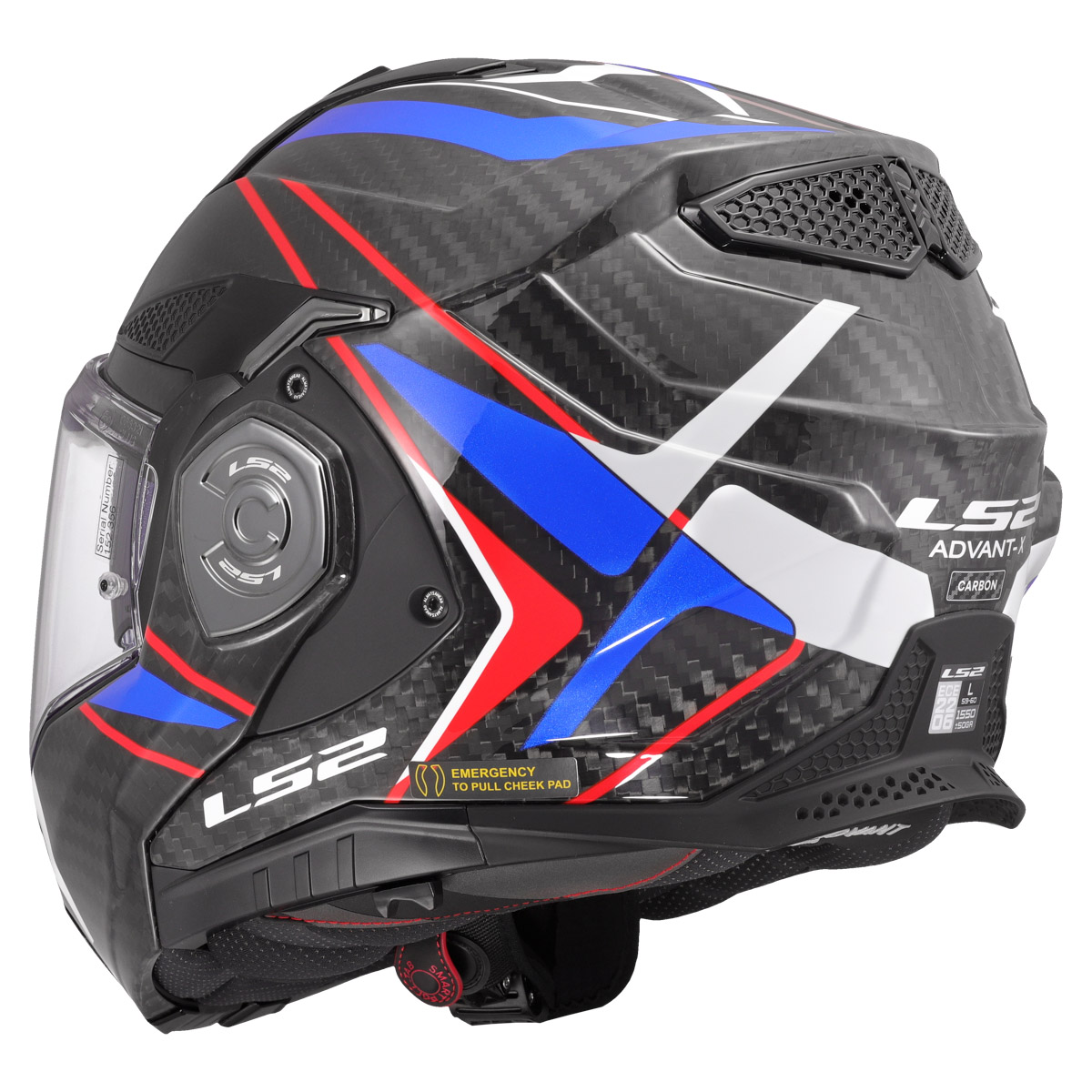 LS2 FF901 ADVANT X C FUTURE II WHITE BLUE-06 XXL