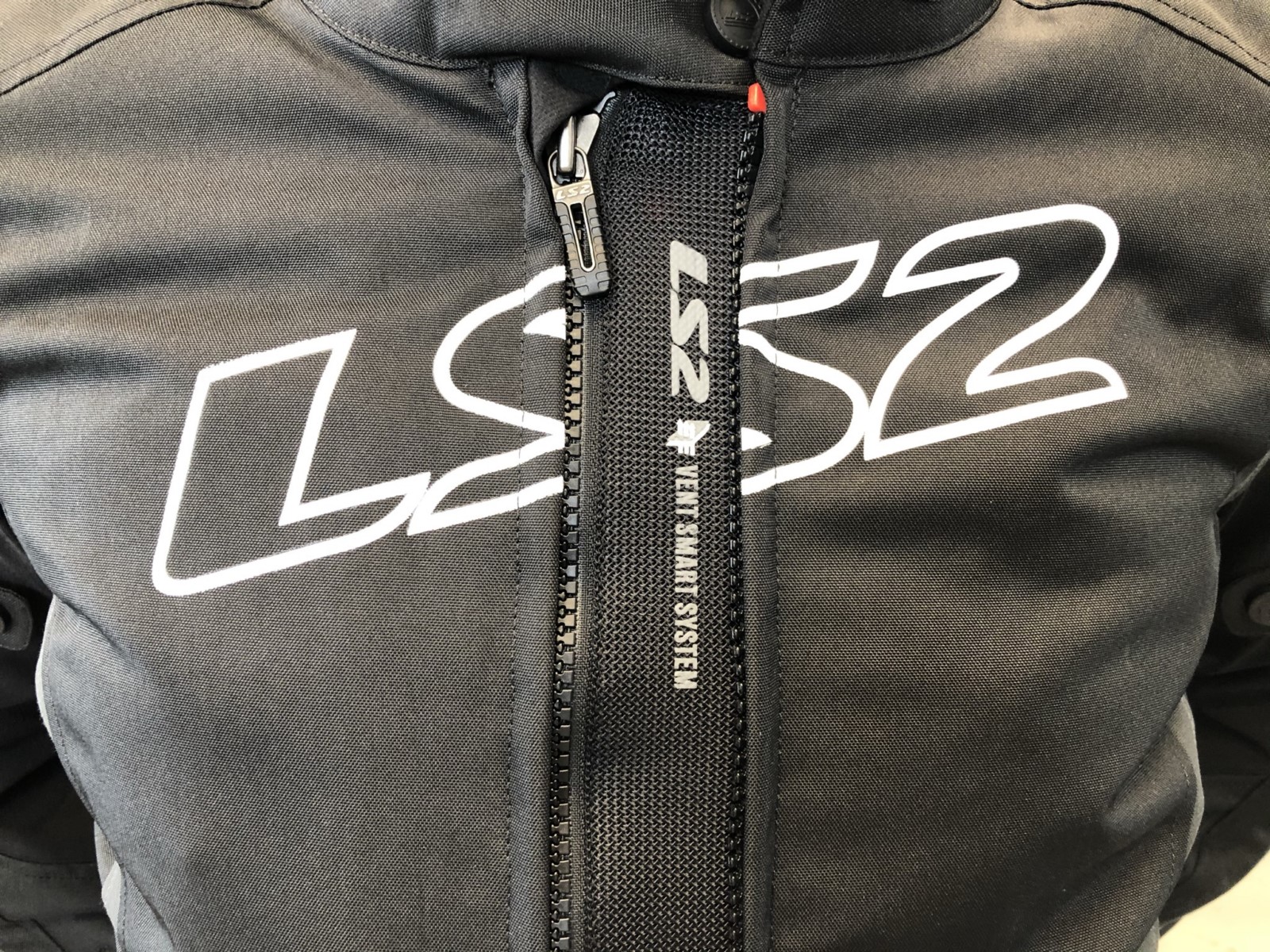 LS2 GATE LADY JACKET BLACK DARK GREY XS