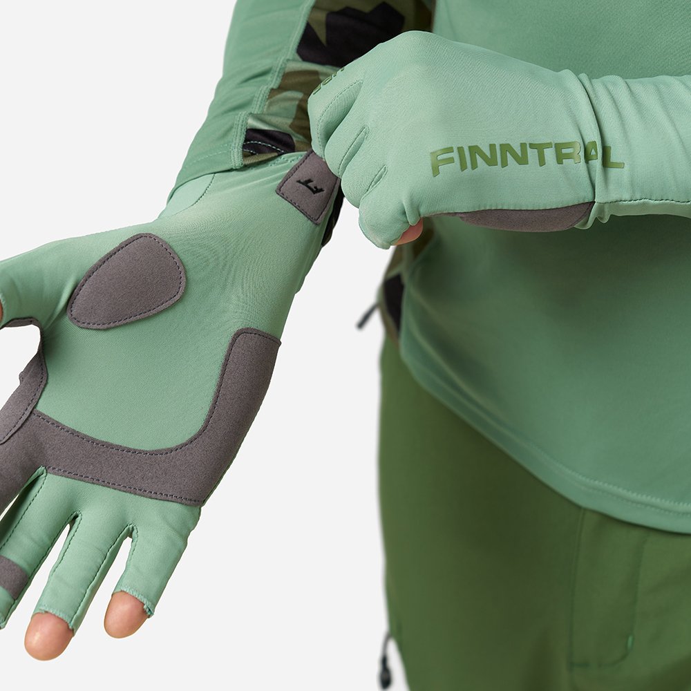 Finntrail Gloves Wave Khaki L
