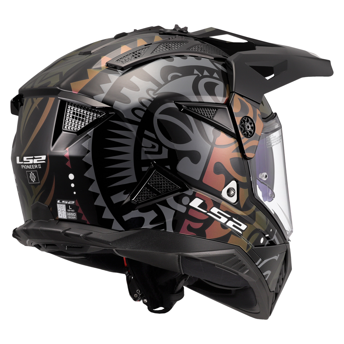 LS2 MX702 PIONEER II RANGI BLACK-06 S