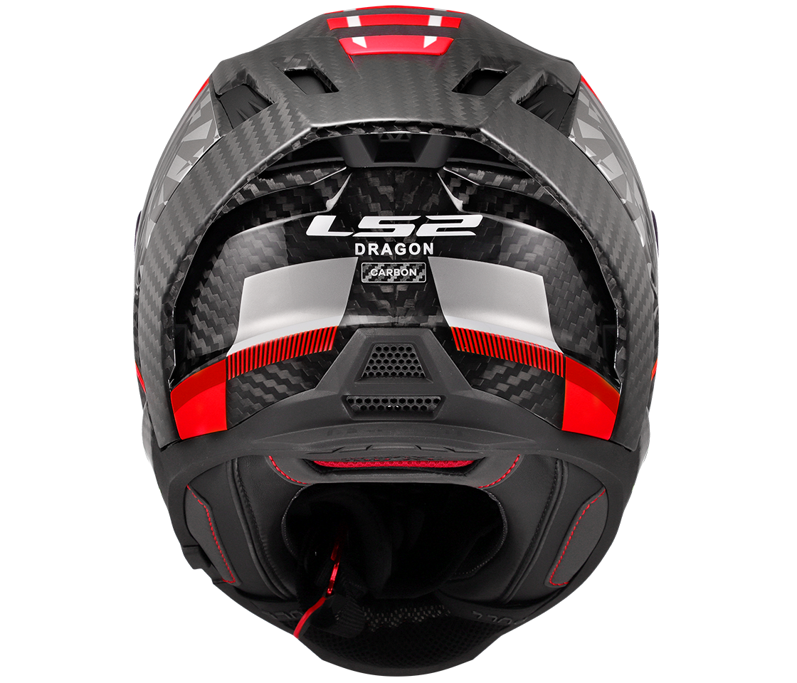 LS2 FF807 DRAGON TRAX RED M