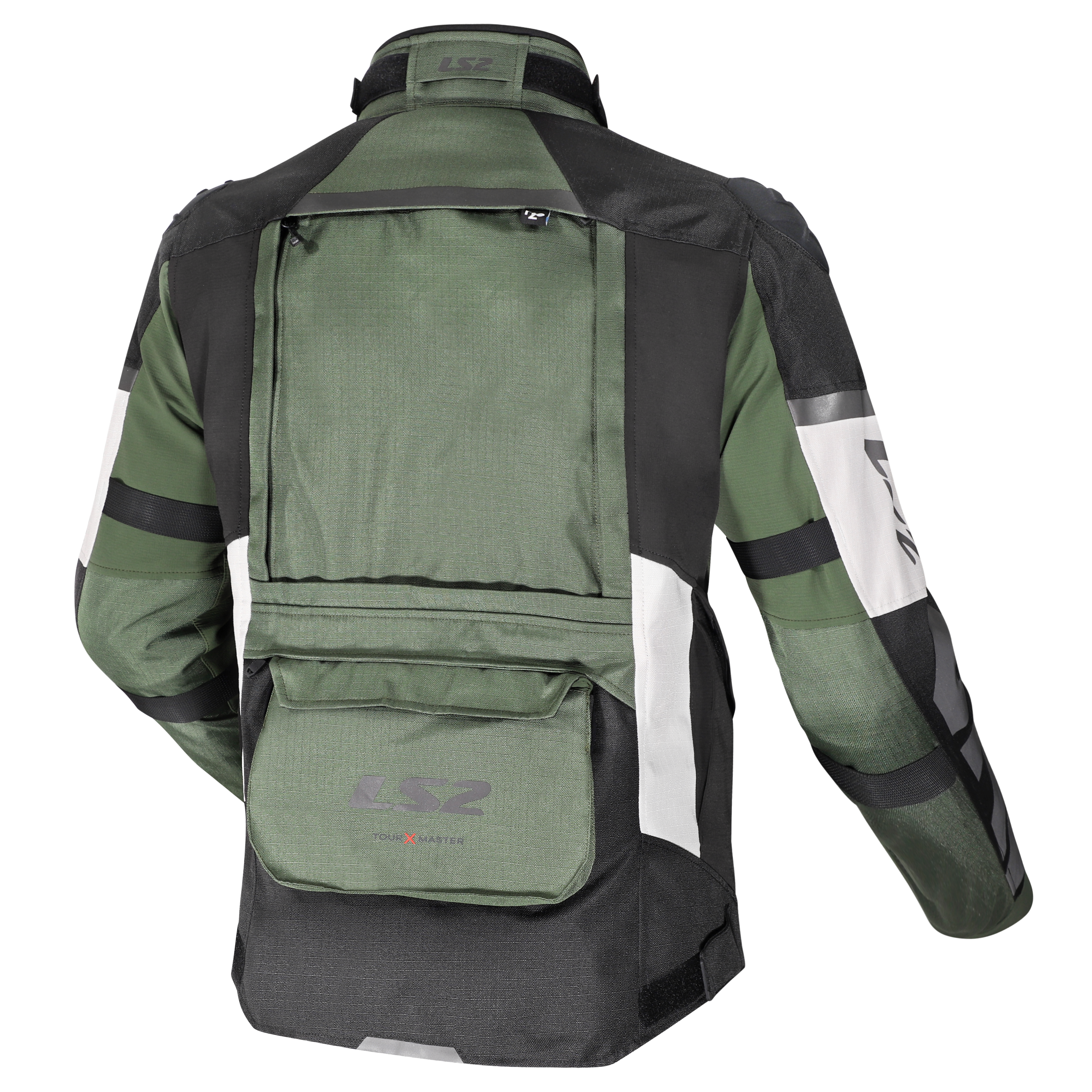 LS2 X-MASTER MAN JACKET BLACK GREEN GREY