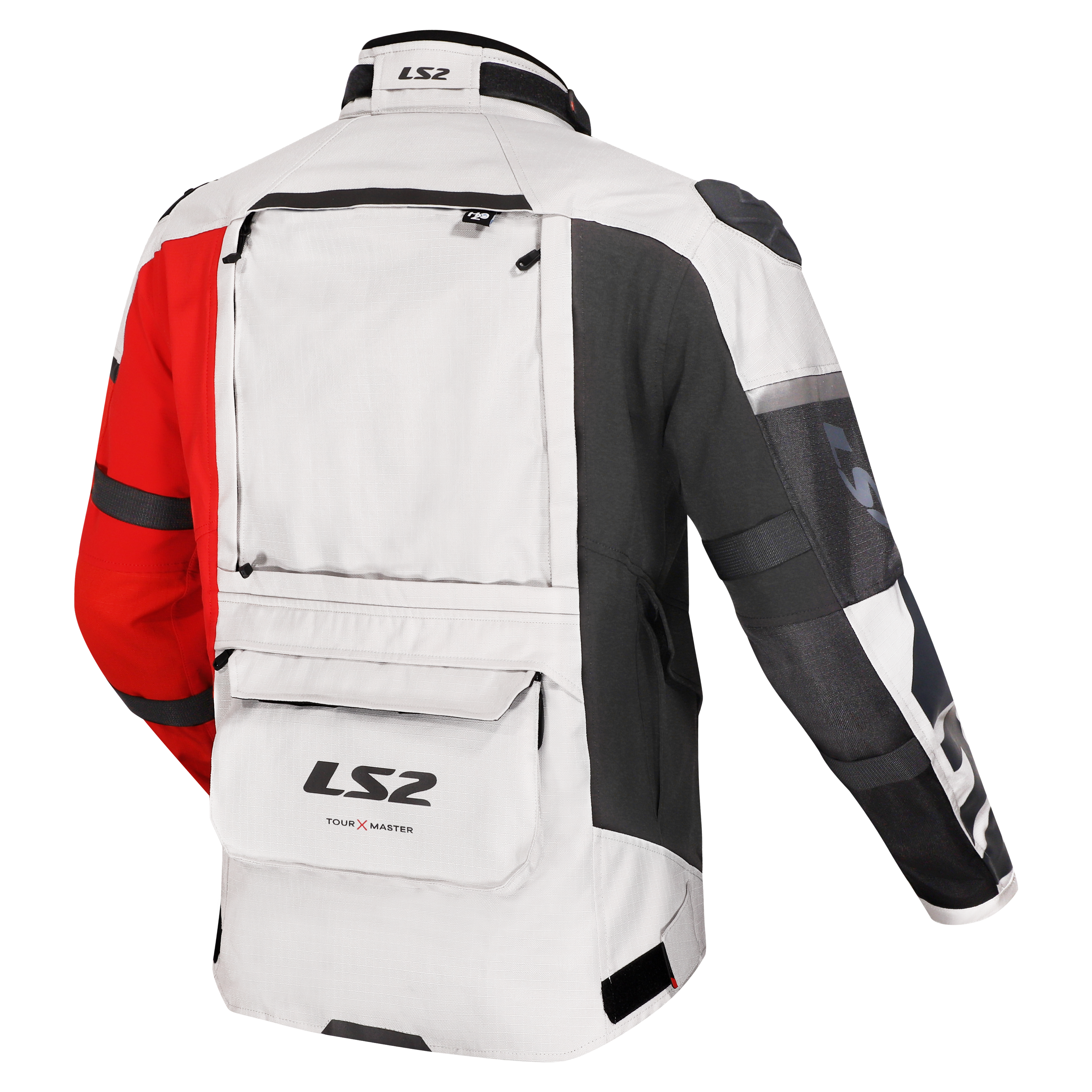 LS2 X-MASTER MAN JACKET BLACK GREY RED