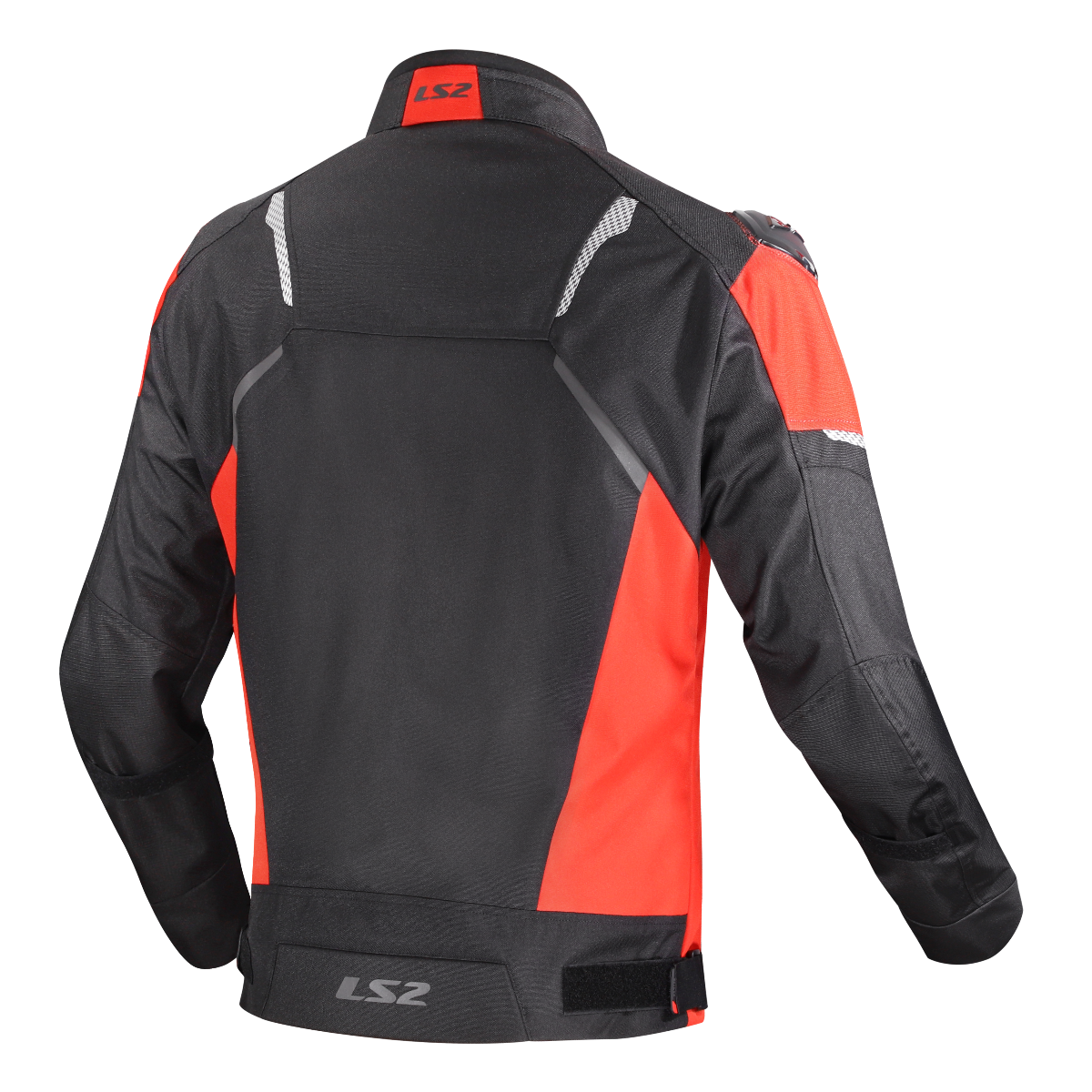 LS2 ZOOM MAN JACKET BLACK RED