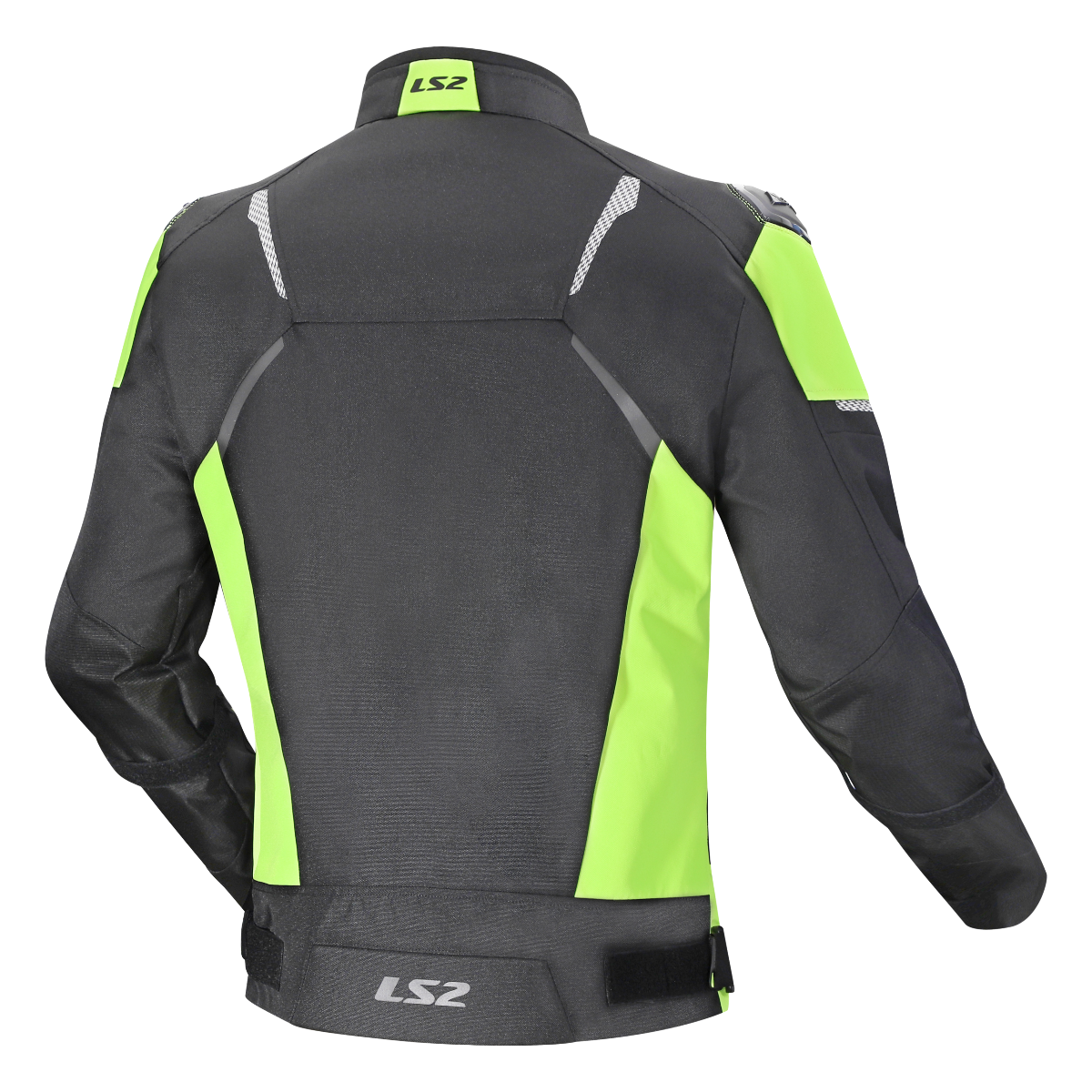 LS2 ZOOM MAN JACKET BLACK YELLOW