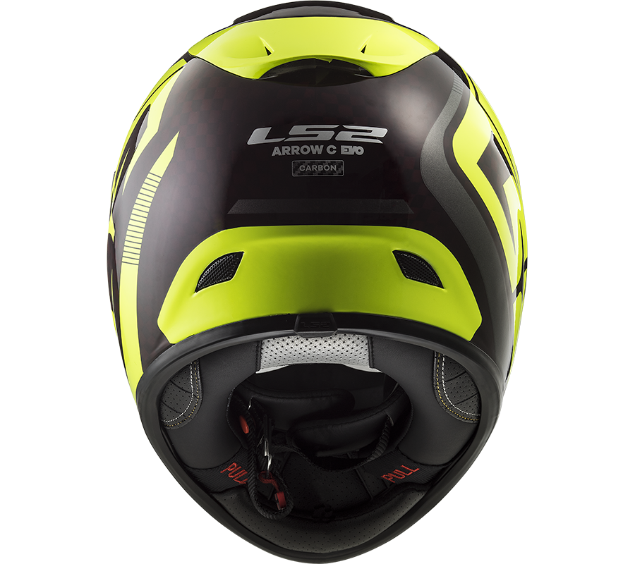 LS2 FF323 ARROW C EVO STING WINEBERRY H-V YELLOW XXL