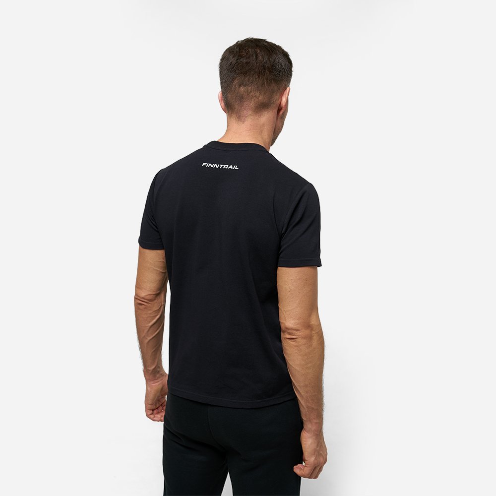 Finntrail T-shirt ATV skull Black S
