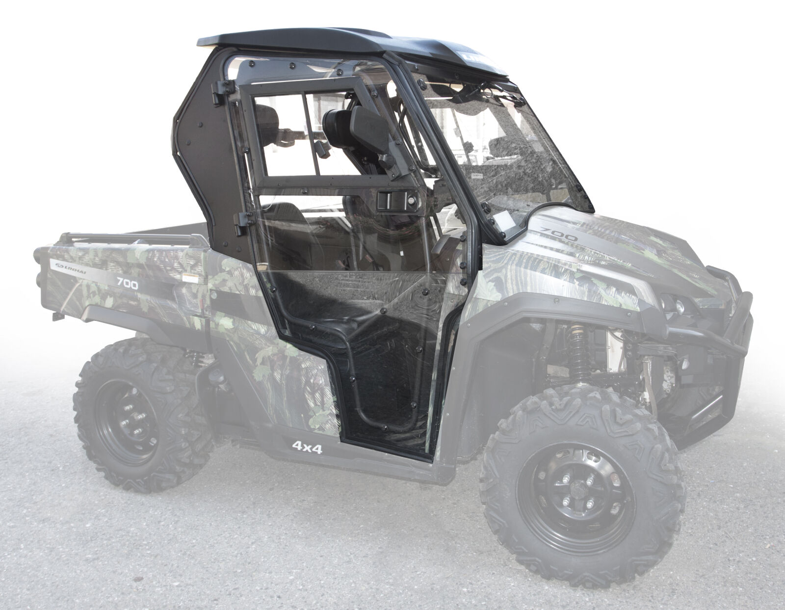 Kabina včetně topení pro čtyřkolky Linhai UTV 700 4x4