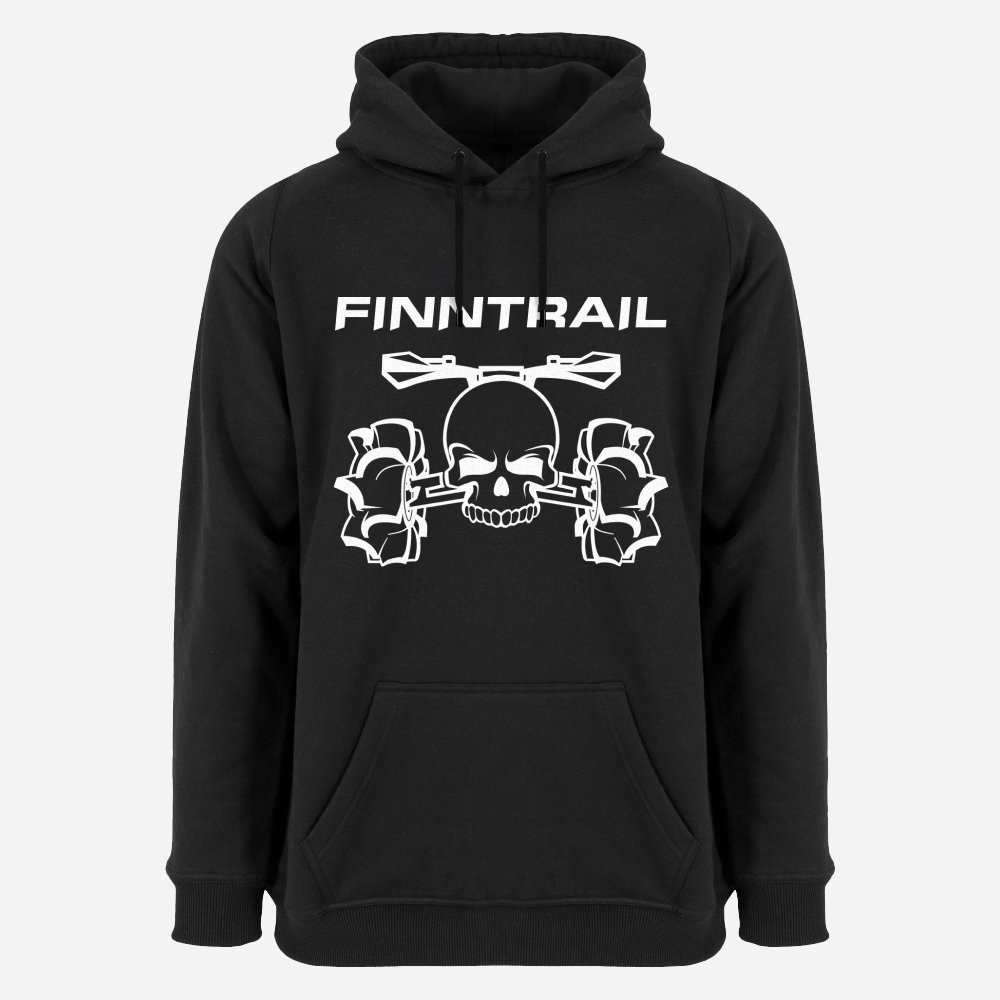 Finntrail Hoody ATV skull Black M