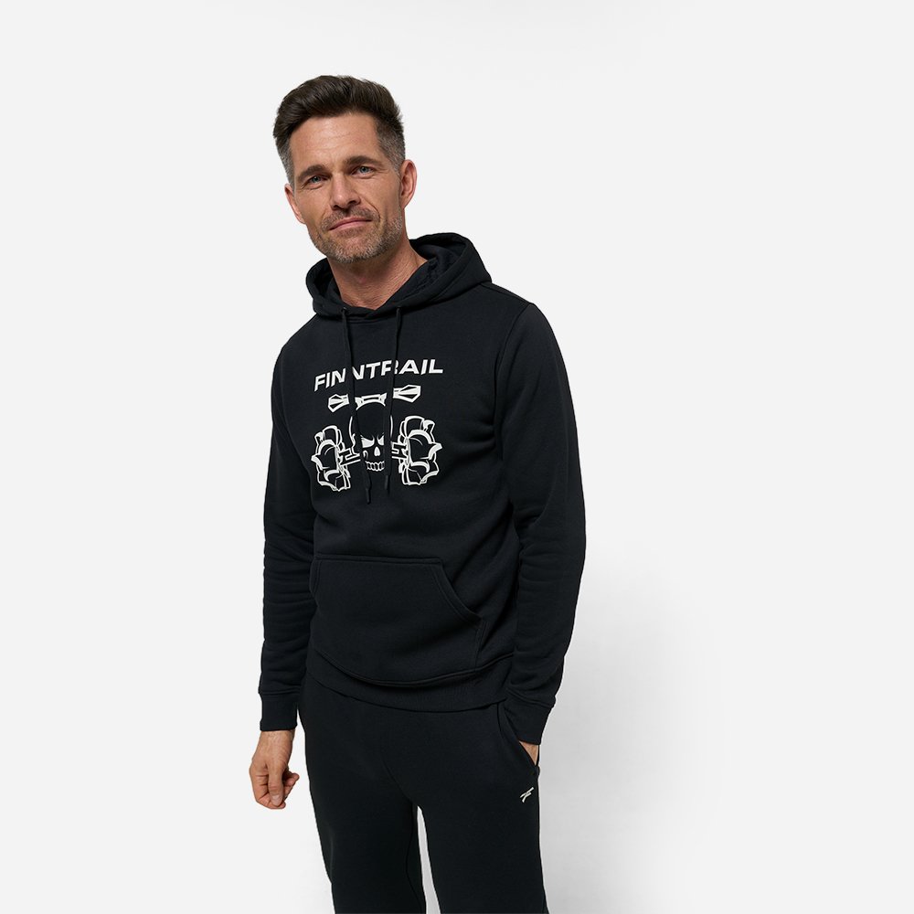 Finntrail Hoody ATV skull Black