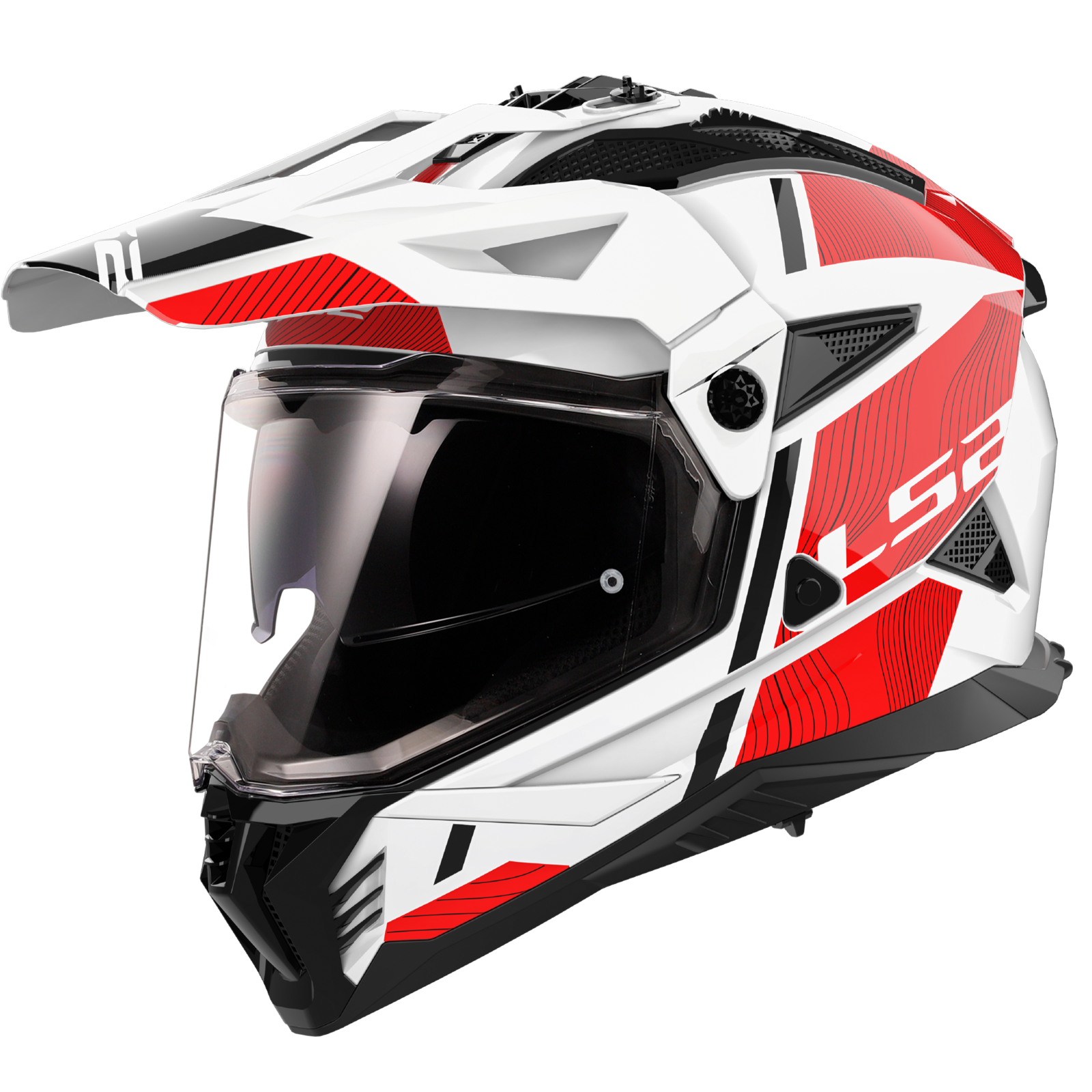 LS2 MX702 PIONEER II HILL WHITE RED-06 L