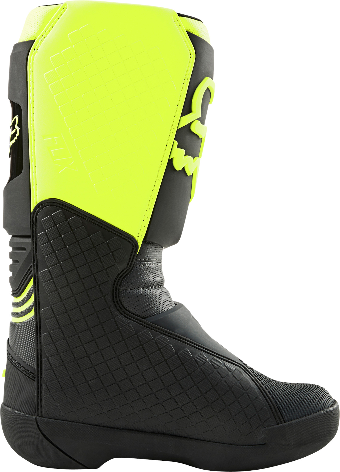 FOX Comp Boot - 12, BLACK/YELLOW MX