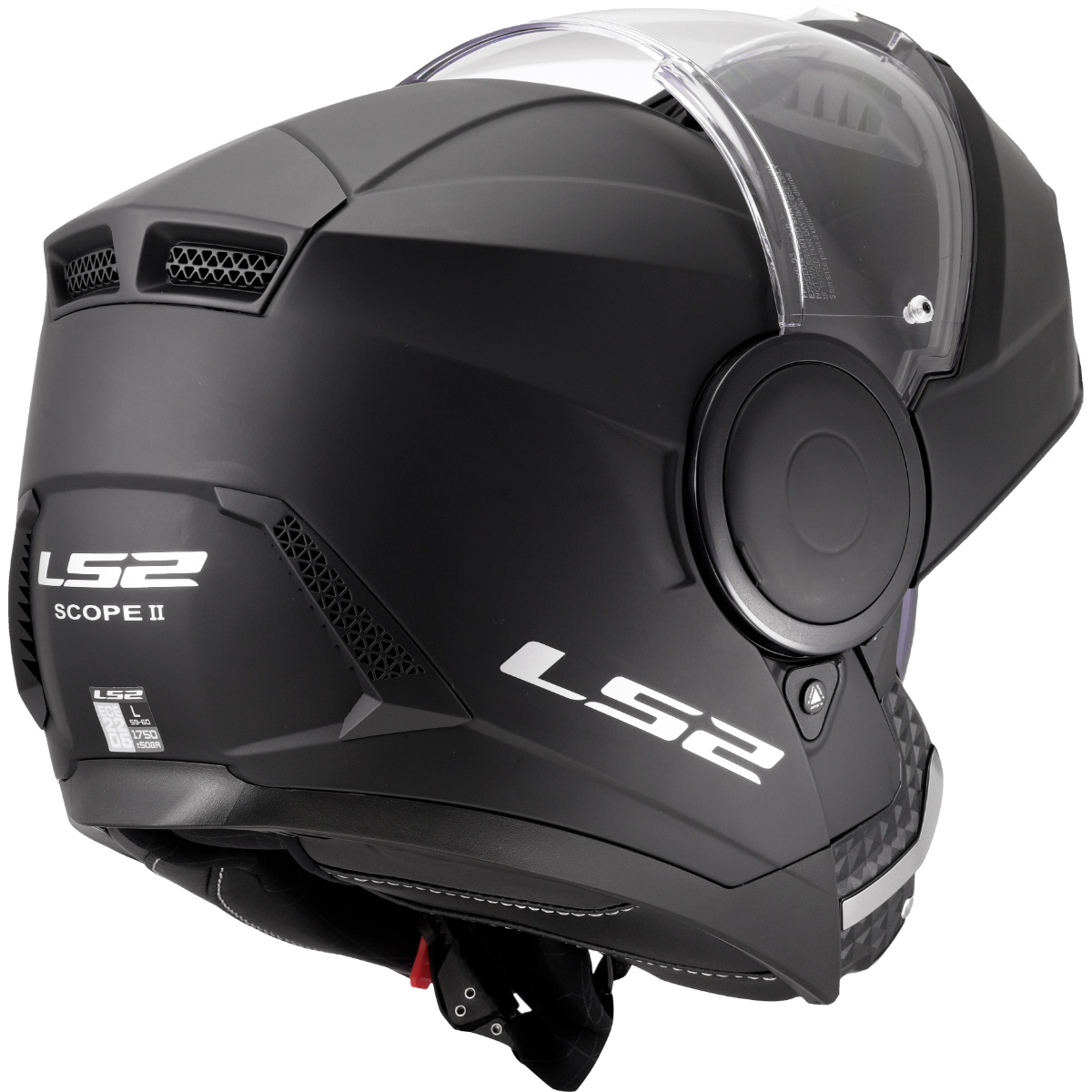LS2 FF902 SCOPE II SOLID MATT BLACK-06 XL