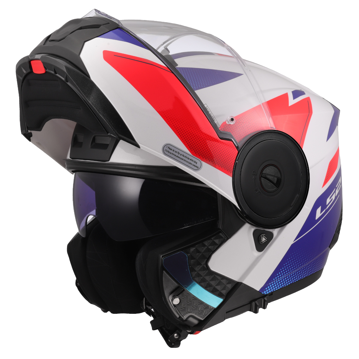 LS2 FF902 SCOPE II DURIA WHITE BLUE RED-06 S